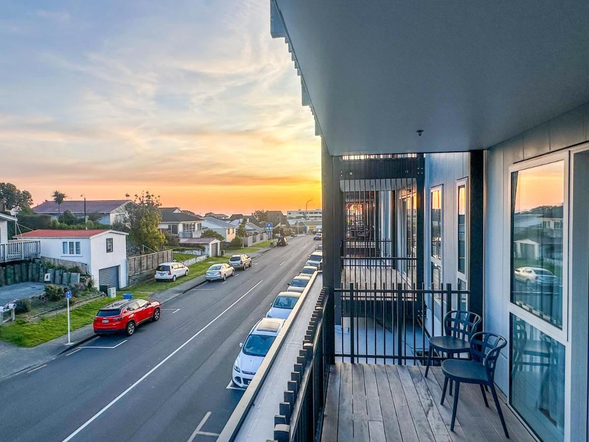 Balcony sunset view